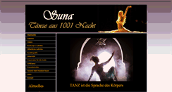 Desktop Screenshot of bauchtanz-hamburg-suna.de